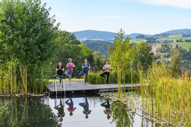 Yoga, Wandern und Alpaka-Abenteuer in malerischer Umgebung