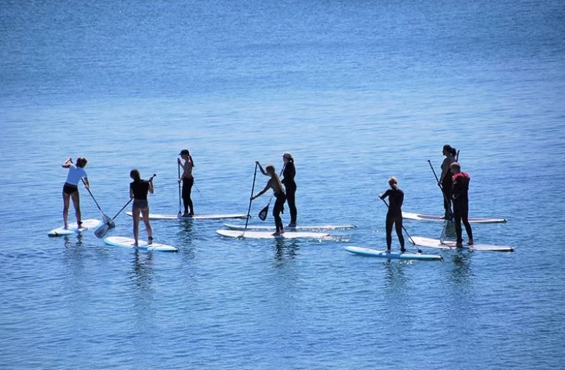 SUP und Sonnengruß an der portugiesischen Atlantikküste