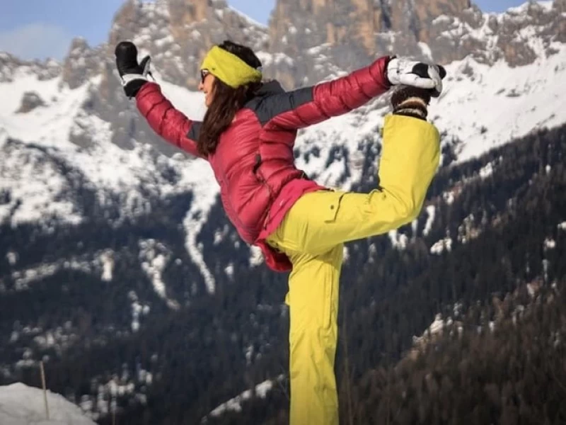 Alpine Balance: Skifahren und Yoga im Herzen der Dolomiten
