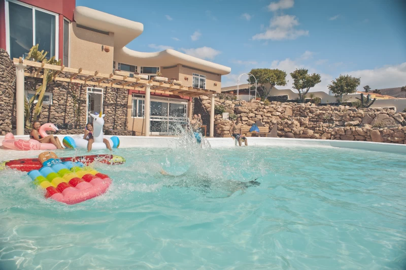 Surf Villa mit Meerblick, Pool und Sauna auf Fuerteventura