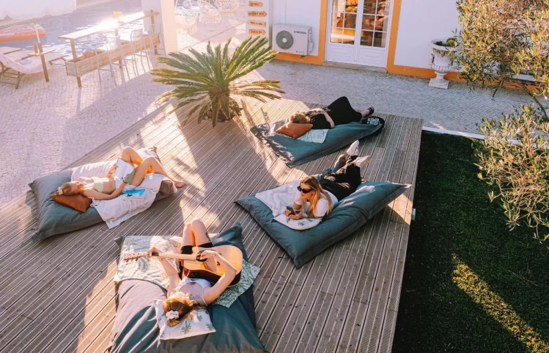 Boutique Surfhouse in der Sonne Portugals: Erlebe entspannte Vibes!