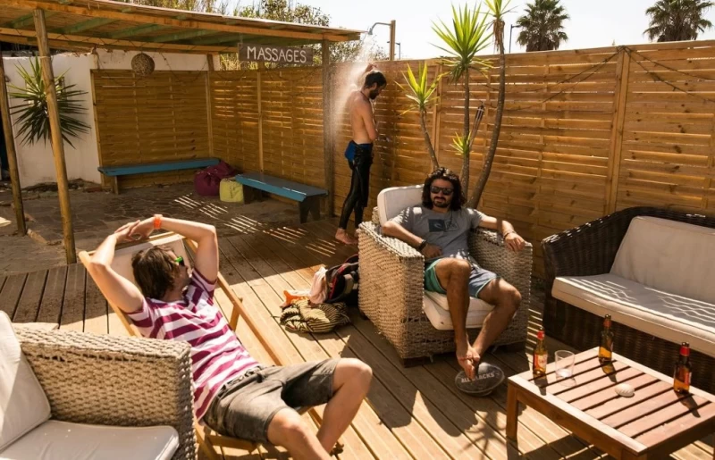 Learn to surf and meet new people at the surf hostel in Sagres