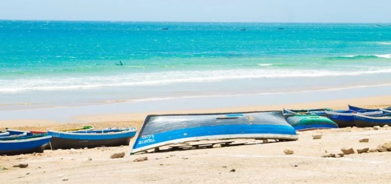 Surfhaus mit orientalischem Flair und Blick auf's Meer in Tamraght