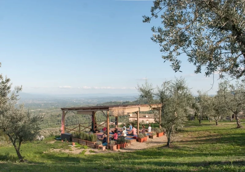 Neujahrs-Retreat in der Toskana: Yoga, Fitness und Neubeginn