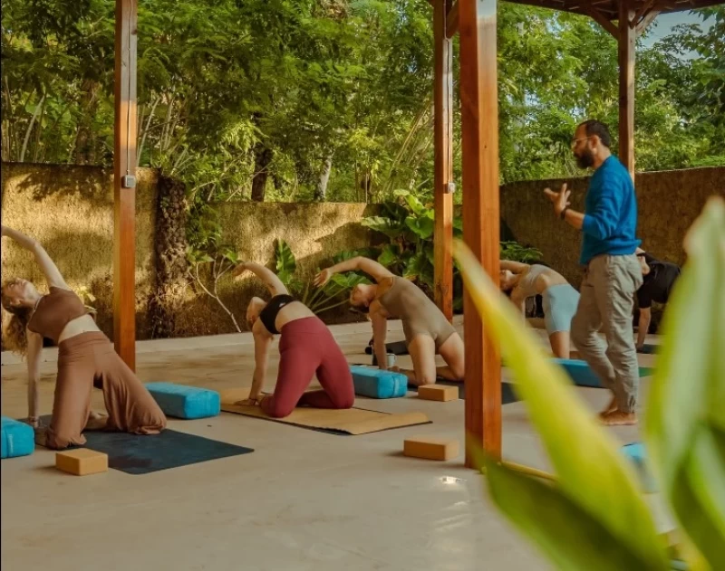 Yoga und Zeit für dich im grünen Paradies Bali