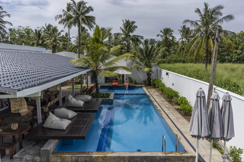 Luxuriöse Surf Lodge: Deine Wohlfühloase auf Sri Lanka