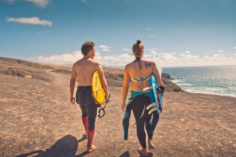 Surf Villa mit Meerblick, Pool und Sauna auf Fuerteventura