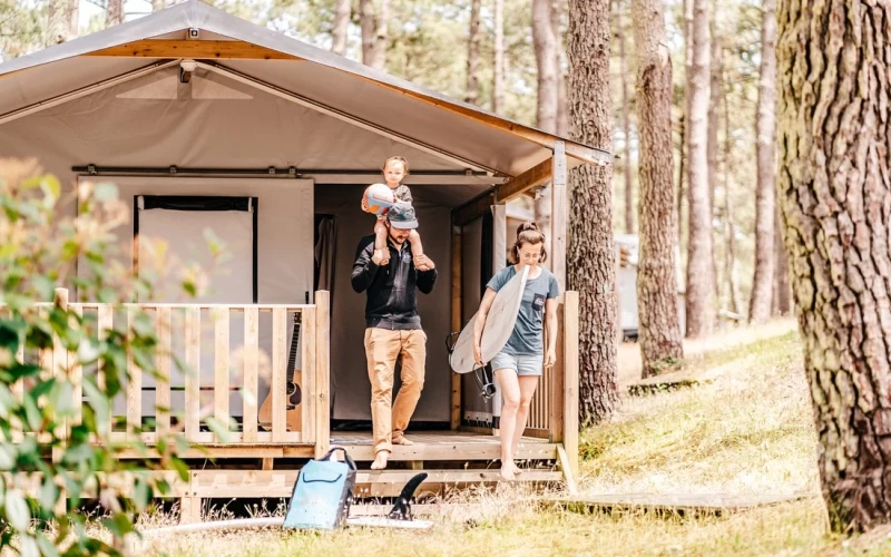 Surfurlaub für die ganze Familie - luxuriöses Camping in Biscarrosse