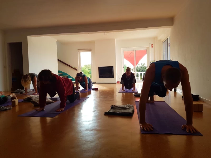 Die perfekte Balance zwischen Yoga und Surfen unter Portugals Sonne