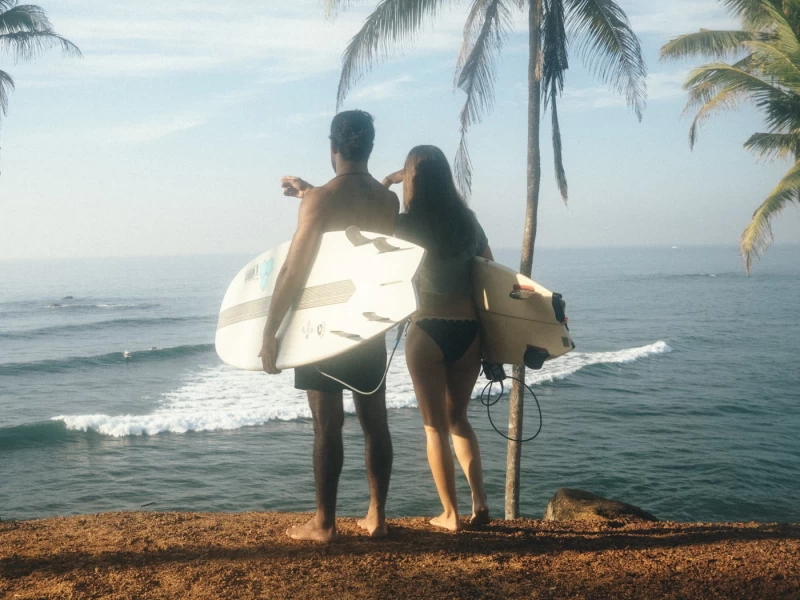 Surfcamp direkt am Strand im tropischen Süden Sri Lankas