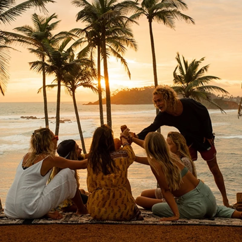 Sri Lanka pur: Surf- & Yoga-Retreat in Dschungel Villa