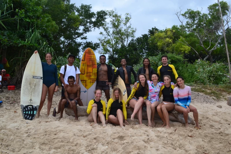 Surf vacation in a familiar surf camp in Canggu