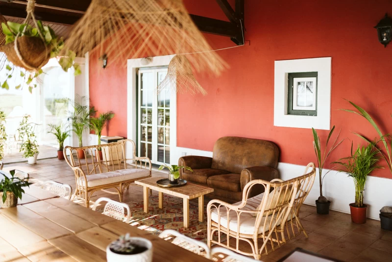 Stylisches Surfhaus mit Pool und Blick auf den Ozean